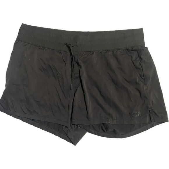 North Face Shorts Aphrodite Motion Women's s XL Black Nylon Hiking Gorp NF0A4AQF - Picture 1 of 12